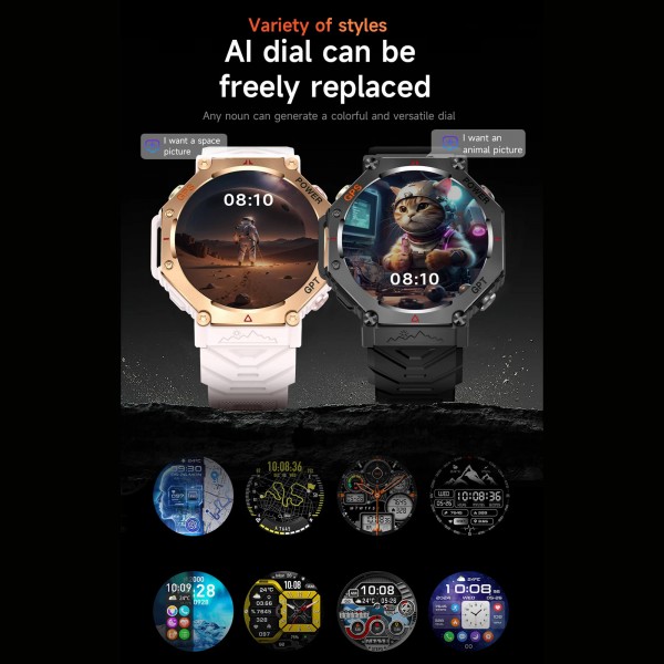 Smartwatch Microwear KC91 – Pink Silicone